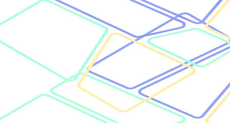 Leinwandbilder - Abstract Geometric backgrounds full Color - Divider 3d