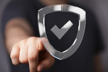 Poster - Safeguard your digital assets with robust cybersecurity.  Protect data, systems, and privacy.