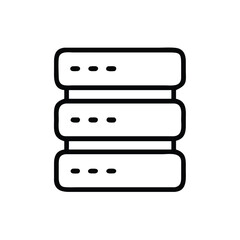 Poster - Server data storage database hosting network information technology cloud computing system data center icon