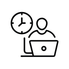 Poster - Time management productivity tips for work from home efficiency and focus strategies for remote workers success