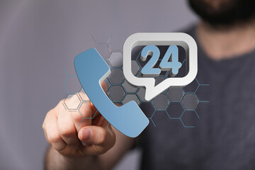 Poster - Contact us anytime!  24 hour support, quick response.