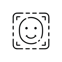 Poster - Find face detection recognition system ai technology facial scan identification app