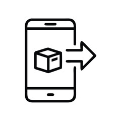 Poster - Mobile delivery app for package tracking and shipment notifications on smartphone technology today