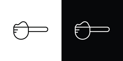 Fototapete - Scoop icon vector, Symbol, logo illustrations