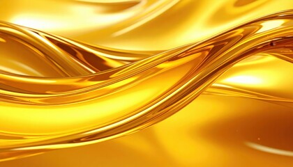 Poster - Abstract Liquid Gold Texture Background