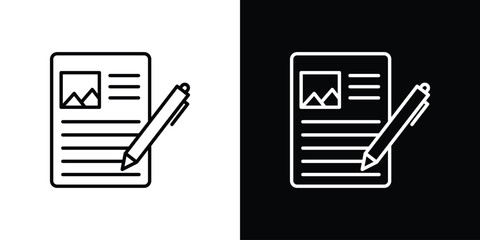 Storyboard icon vector, Symbol, logo illustrations