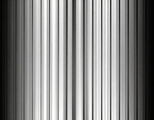 Poster - Vertical Gray Scale Stripes Pattern