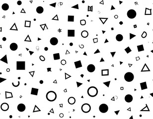 Poster - Abstract Geometric Shapes Pattern