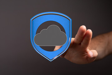 Aufkleber - Ensuring your cloud data is safe and secure with advanced protection.