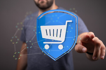 Poster - Ensuring safe online transactions.  Shop with confidence!