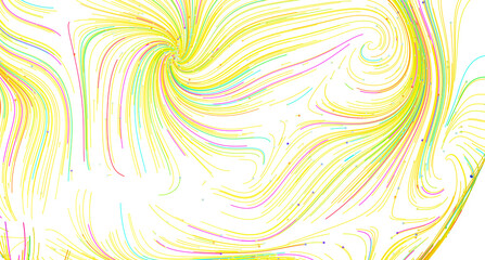 Aufkleber - Colorful abstract background with swirling lines and vibrant colors. Perfect for design projects.