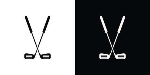 Poster - Golf club icon vector, Symbol, logo illustrations