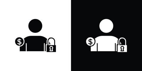 Poster - Guarantor icon. Design for website and mobile apps.