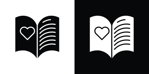 Poster - Guests book icon. Design for website and mobile apps.