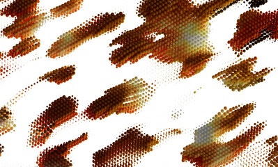 Poster - Abstract background image featuring a pattern of brown and orange spheres. Ideal for websites, presentations, and design projects.