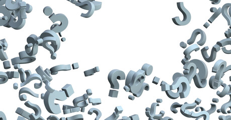 Aufkleber - Question mark sign.