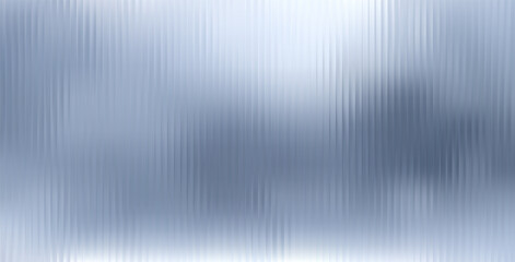 Poster - Vector Gray Blurred Glass Gradient background. Vertical Ribbed glass texture. Abstract bg.