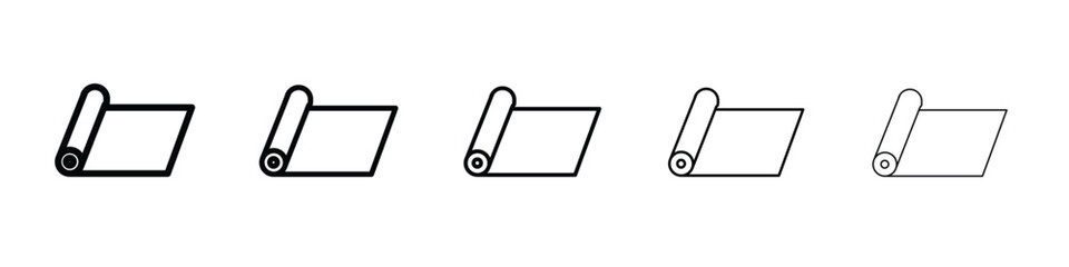 Aluminum foil icon vector, Symbol, logo illustrations