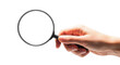 © Sohail - Hand holding magnifying glass isolated PNG with Transparent Background