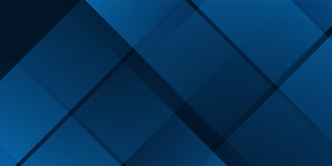 Poster - Modern background gradient dark navy blue banner modern abstract art design
