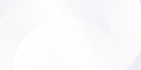 Poster - Abstract lines grey background with dynamic circle lines simple abstract modern