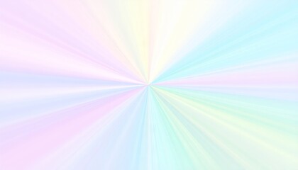 Fototapete - Radiant rainbow gradient, a colorful backdrop with soft white and blue center vivid
