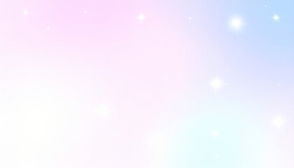 Poster - Pink and blue starry background, dreamy night sky wallpaper for mobile desktop