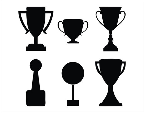 Track and Field Trophy Silhouettes