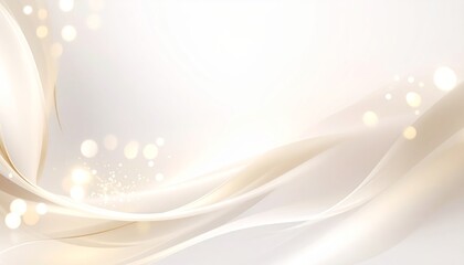 Poster - Abstract white background with luminous light effect for design and photography