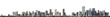 © jomphon - 3D render panoramic view of a city on a transparent background