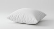 © Thiago - A soft, pristine pillow rests delicately. Inviting a sense of comfort and tranquility, the pillow exudes a minimalist aesthetic, offering a clean and inviting appeal.