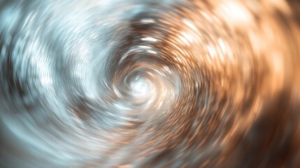 Poster - Abstract Vortex: A Whirlwind of Light and Color