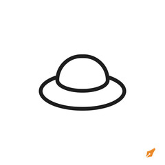Poster - hat icon is designed in a visually appealing and easily recognizable style. It’s suitable for various visual needs such as apps, presentations, digital media, or other graphic design projects.