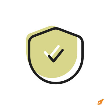 shield icon is designed in a visually appealing and easily recognizable style. It’s suitable for various visual needs such as apps, presentations, digital media, or other graphic design projects.