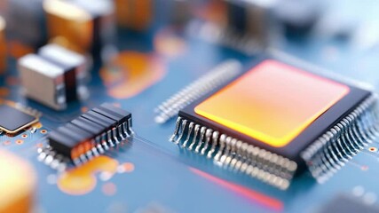 Aufkleber - Circuit Board Innovation: An engaging macro shot unveils the intricate detail of a circuit board, radiating innovation and complexity in the realm of technology.