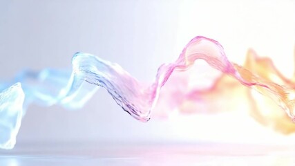 Poster - Liquid Rhythm of Color: An abstract dance of vibrant, fluid colors, swirling and merging in a dynamic composition. Evoking a sense of flow, energy, and visual harmony. 