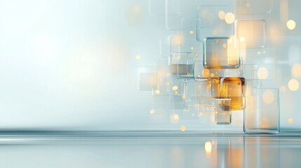 Poster - Dynamic abstract design elements digital space graphic art modern environment creative viewpoint visual concept