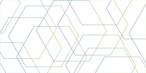 Fototapete - Abstract minimalistic background featuring a series of thin, overlapping geometric lines forming angular. Futuristic architecture concept with digital geometric connection porple lines.