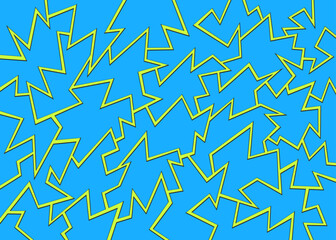 Aufkleber - Abstract background with geometric lines pattern