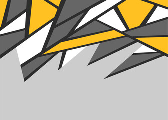 Aufkleber - Abstract background with colorful geometric lines pattern and with some copy space area
