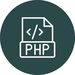 php vector icon design