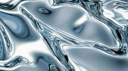 Poster - Close-up view of a shiny surface with light reflections