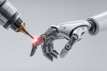 Poster - A Robotic Hand Being Operated on by a Laser Drill