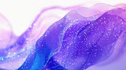 Poster - A detailed view of a unique purple and blue flower, suitable for use in floral arrangements or as a decorative element