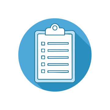 Checklist Clipboard Icon Task Management and Project Planning with Room for Text