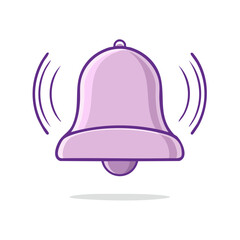 Poster - Ringing Bell Cartoon Illustration Notification Icon Reminder Alert Symbol