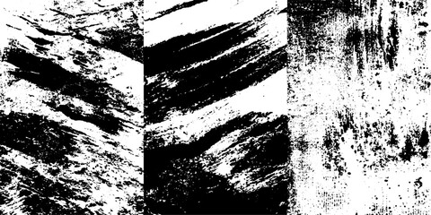 Aufkleber - Abstract collage with zine elements and textured grunge overlay for artistic design