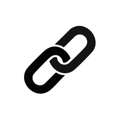 Poster - Dark gray metal chain links connected representing connection, security and strength, abstract concept.