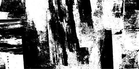 Poster - Seamless glitch collage with distorted human silhouette for modern design