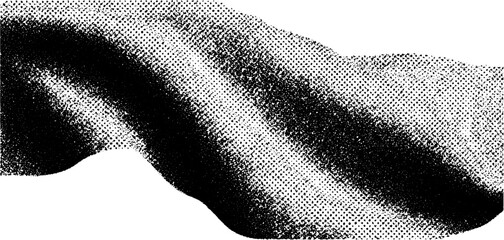 Aufkleber - Seamless grainy photocopy texture with glitch effect for distressed design